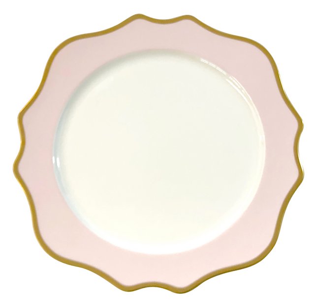 Anika Pink Porcelain Charger
